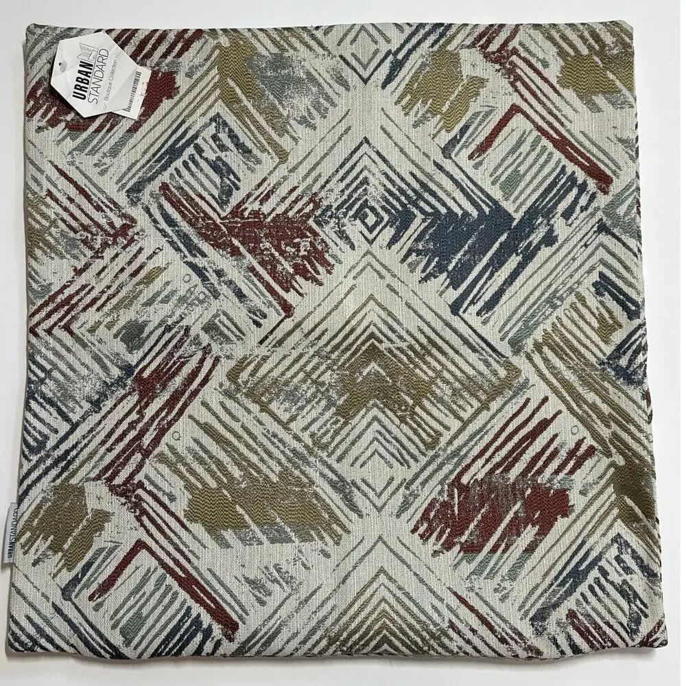 Urban Standard Genuine Duck Feather Pillow Covers Luxury Earth Tones Tan 22 X 22